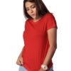 Todo BASIQUE Womens Solid Cotton Half Sleeve, Round Neck, Regular Fit, T-Shirt Core Crew 100% Cotton Round Neck Tshirt, Tshirt for Women - Image 3